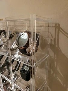 24 Watch Jewellery Collectors Collection Display Frame Case Stand Wall Cabinet - Picture 1 of 12