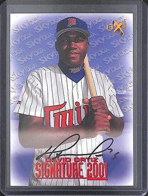 1998 Skybox E-X Signature 2001 Autograph David Ortiz  - Image 1 of 2