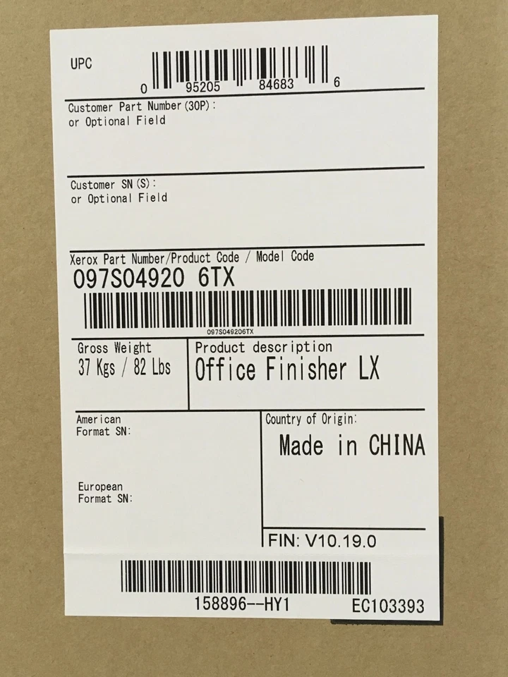 Xerox Altalink 2000 Office Sheet Finisher LX 097s049206tx