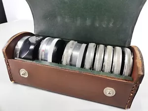 ROLLEI BAY 1 R1 FILTER SET & ROLLEINAR 1 & 2 LENS HOOD & 5 FILTERS WITH CASE 384 - Picture 1 of 3