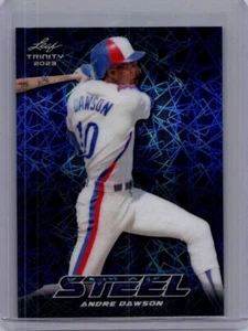 Andre Dawson 2024 Hoja de Béisbol 1/1 Pre Producción Prueba - Imagen 1 de 1