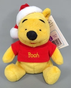 Holiday Pooh Bean Bag Disney Special Edition for Kohl's by Mattel VTG w/Tag - Picture 1 of 12