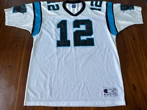 Kerry Collins Carolina Panthers Champion NFL Jersey Size 48 Vintage - Picture 1 of 13