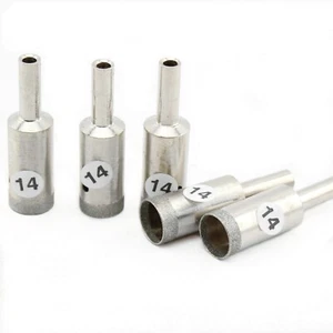 5 piezas 9/16" 14 mm taladro lapidario broca sierra orificio borde delgado 0,5 mm para piedra - Imagen 1 de 9