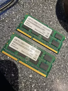 4GB X2 = 8GB PC3-12800S DDR3 Laptop Memory Modules RAM LAPTOP SWISSBIT #G9 - Picture 1 of 1