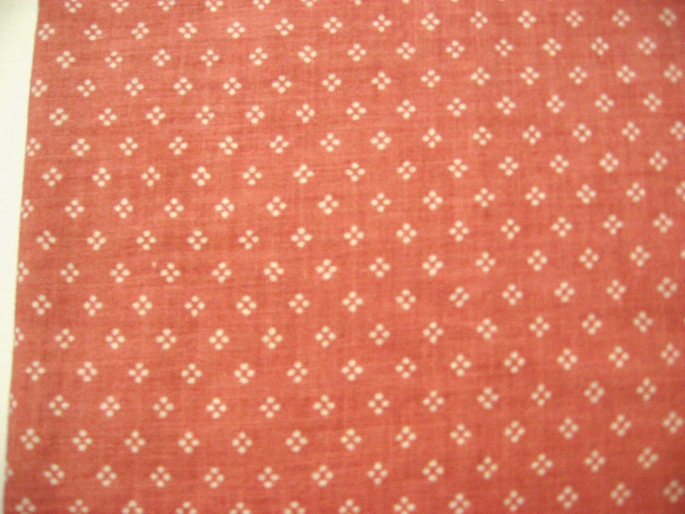 44" Vintage Pink w/ Tiny White Polka Dots Fabric - Image 1 of 1