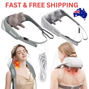 Neck Massager Shoulder Trapezius 5D with Heat Goletsure Massage Relief Pain - Picture 1 of 19