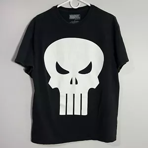 Marvel Mad Engine The Punisher Superheld Schwarz Weiß Kurzarm T-Shirt Herren L - Bild 1 von 5