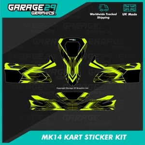 MK14 KART STICKER KIT - TORNADO - COLOUR 2 ( FLURO ) - CUSTOMISABLE - Picture 1 of 3