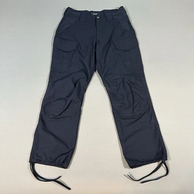 5.11 战术 Stryke TDU 裤子男式 32 蓝色货物双膝防撕 32x30 — 第 1/4 张图片