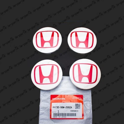 New Genuine OEM Honda Integra DC5 Type-R Wheel Center Cap 44732-S6M-Z00ZA Qty:4 - Image 1 of 4