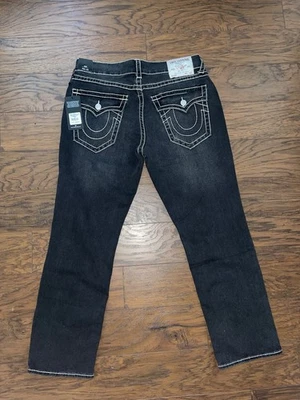 True Religion Men's Jeans Ricky Flap Relaxed Straight 34x30 - Image 1 of 4