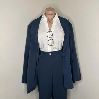 Traje Pantalones de Trabajo Worthington Azul Talla 18 Foto 1 de 4