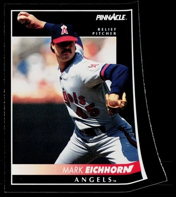 1992 Pinnacle #353 Mark Eichhorn California Angels - Image 1 of 2