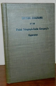 Official Diagrams Of The Postal-Telegraph Cable Company's Apparatus 1906 Orig Ed - Picture 1 of 10
