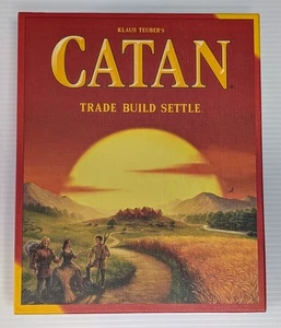 CATAN: TRADE BUILD SETTLE 3041 Mayfair Brettspiel 3041 Siedler UNGELOCHT! - Bild 1 von 3