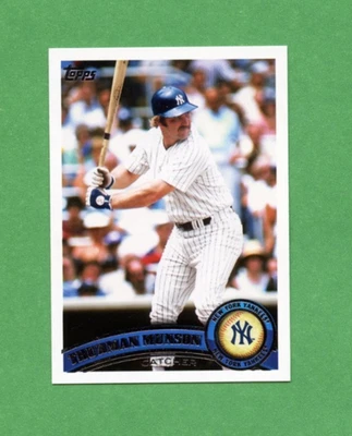 2011 Topps #219 Thurman Munson Legend Image Variation SSP RARE MINT - Image 1 of 2