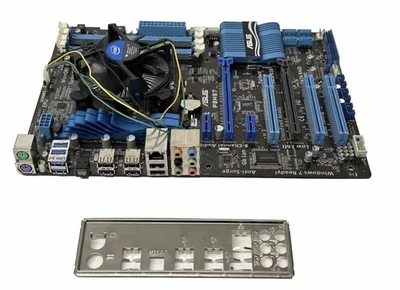 ASUS PBH67 Mainboard / Motherboard + Intel Core i5 2500K CPU + Kühler - Bild 1 von 4