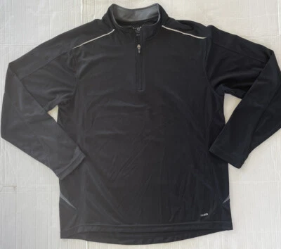 Camisa Pullover C9 by CHAMPION 1/4 Cremallera Duo Dri Para Hombre Grande Negra Gris Ropa Activa Foto 1 de 4