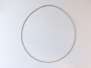 Collare in acciaio inox chiusura a innesto 42 cm girocollo a spirale n.1 - Foto 1 di 2