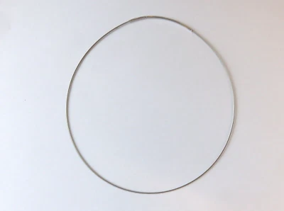 Edelstahl Halsreif Steckverschluss 42cm Spiralhalsreif Nr. 1 - Bild 1 von 2