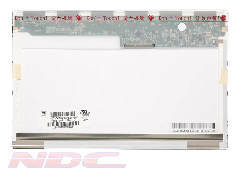 Genuine Chi Mei 12.1" WXGA Matt LED LCD Screen 1280 x 800 N121IB-L05 (A) - Image 1 of 3