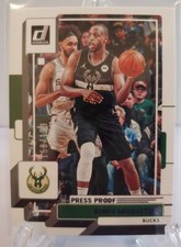 2022-23 Panini Donruss, Purple Press Proof /199, Khris Middleton #54