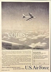 U.S. Air Force Aviation Cadet Information B-52 Vintage Print Ad 1962 - Picture 1 of 6