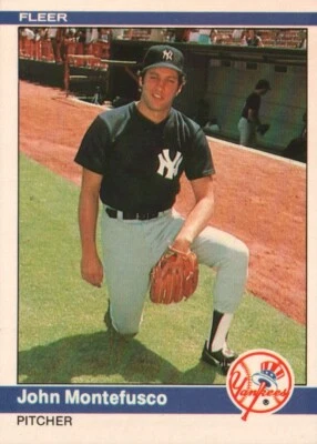 1984 Fleer Baseball #132 - John Montefusco - New York Yankees   84-670 - Image 1 of 2