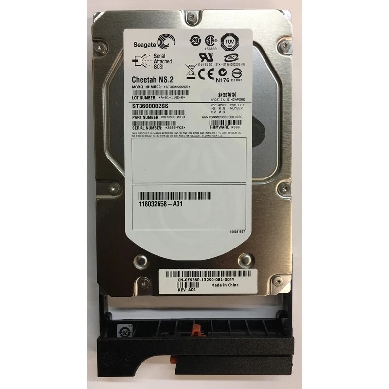 118032658-A01 - EMC 600GB 10K RPM SAS 3.5" HDD for AX4-5, AX4-5I, AX4-5F - Image 1 of 1