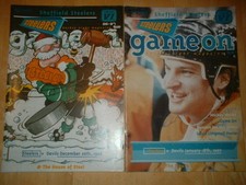 2 X SHEFFIELD STEELERS V CARDIFF DEVILS ICE HOCKEY 1996 1997