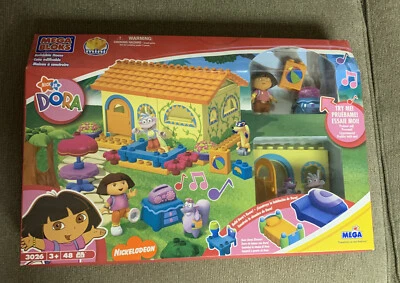 NEW NICK JR  DORA THE EXPLORER MEGA BLOKS BUILDABLE HOUSE #3026 RARE Sealed - Image 1 of 4