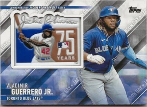 2022 Topps Update VLADIMIR GUERRERO JR. Commemorative Patch Jackie Robinson Day - Picture 1 of 1