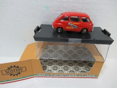 fiat 600 multipla 1956 " Marmitte Abarth " rosso scala 1/43 Scottoy 02AB - Immagine 1 di 4