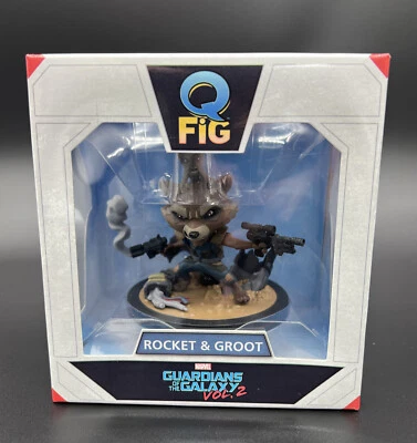 Q Fig Rocket Racoon and Groot Marvel Guardianes de la Galaxia Vol. 2 Foto 1 de 4
