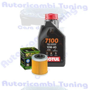 Kit Inspección Aceite Motul 7100 10W40 + Filtro Para Derbi 125 GPR 4t 2009>2013 - Imagen 1 de 6