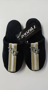 Zoozatz Men's UCF Slippers Black Gold Size 9/10 NWT - Picture 1 of 4