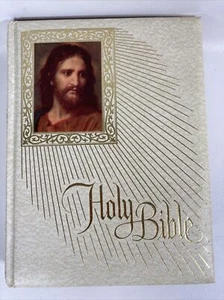 The New American Bible Fireside Family Edition Catholic 1970's Holy Bible NAB - Picture 1 of 12