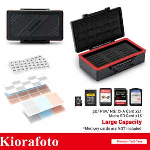 Memory Card Case Holder Box Storage Organizer for Micro SD PSV NS CFexpress A SD - Picture 1 of 10