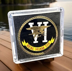 MONEDA DE DESAFÍO DE EE. UU. EQUIPO SEIS (6) DEVGRU con estuche 2x2 ¡St! - Imagen 1 de 14