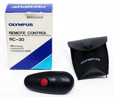 Olympus RC-30 Remote Control for Superzoom 110  3000 et. (UK Stock) New Old Stoc - Image 1 of 4