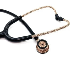 Bling Infant II Stethoscope AUSTRIAN CRYSTALS Bedazzled Dr Nursing Baby Littmann - Picture 1 of 11