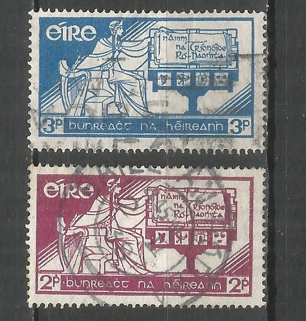 IRELAND 1937 used stamps Mi.# 65-66 - Image 1 of 1