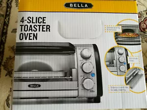 Bella 14326 4-Slice Toaster Oven - Toast, Bake, Broil, and More NIB - Picture 1 of 4