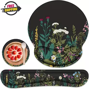 3-IN-1 Mouse Mat Set, Wrist Rest Mat Keyboard & Mouse Wrist Support Pad Set + Cu - Picture 1 of 12