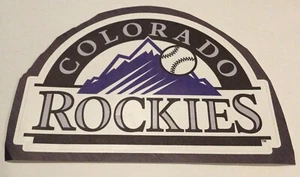 Colorado Rockies 13”x9” FATHEAD Official MLB Team Logo Wall Graphics Vinyl - Picture 1 of 1
