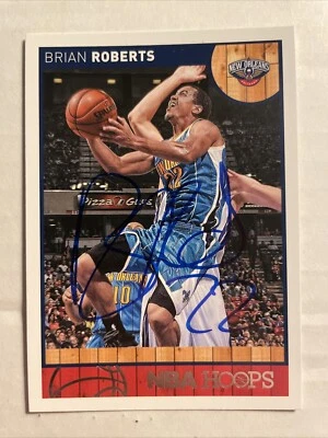 2013 Hoops Brian Roberts Autographed Card New Orleans Pelicans #153 CB1738 - Image 1 of 2