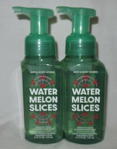 Bath & Body Works Gentle & Clean Foaming Hand Soap Set Lot 2 WATERMELON SLICES - Picture 1 of 4