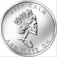 Silver Bullet Silver Shield SBSS Slave Queen 2013 1 oz .999 Silver Round