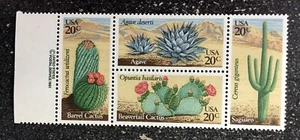 1981USA 20c #1942-1945 Desert Plants - Copyright Block of 4 Mint NH  cactus - Picture 1 of 1